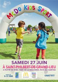 Tournée Mc Do Kids Sport. Le samedi 27 juin 2015 à Saint-Philbert-de-Grand-Lieu. Loire-Atlantique.  09H30